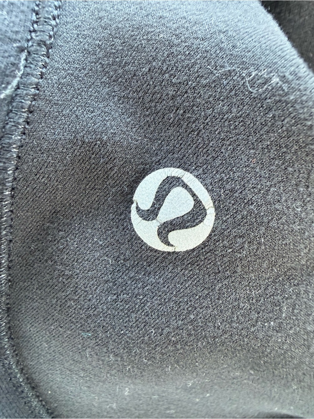 lululemon athletica Black with Gray Contrast reversible! Long-Sleeve Top - Picture 4 of 4